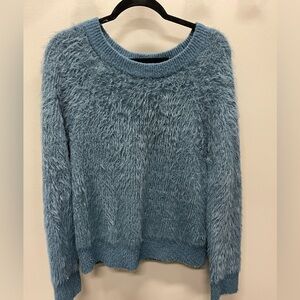 Lou & Grey Textured Blue Sweater